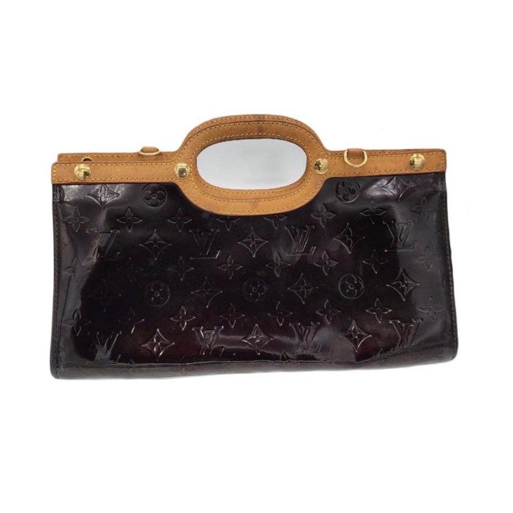 Louis Vuitton Roxbury Drive Burgundy and Tan Women's Purse
